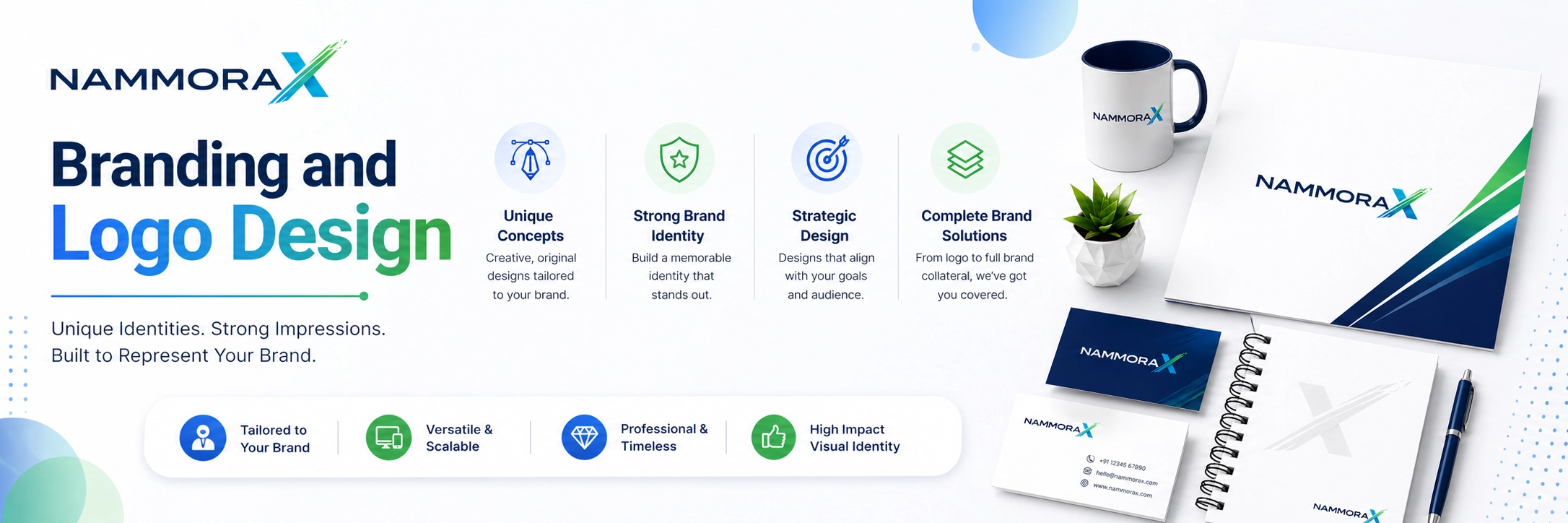 NammoraX Branding and Logo Design